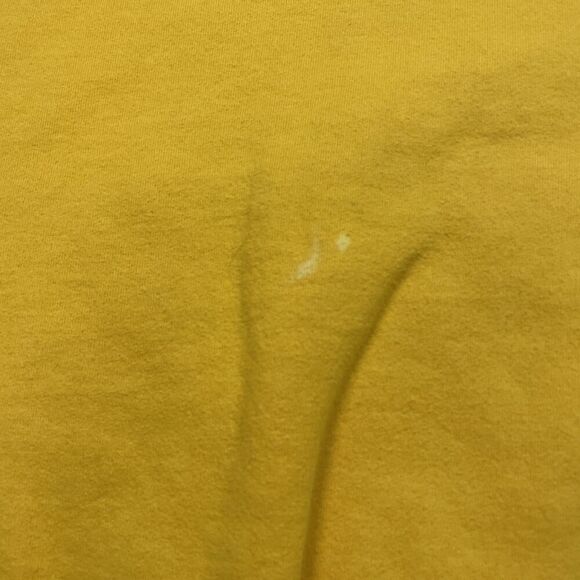 Vintage Russell Athletic Sweatshirt Mens Large Yellow Crewneck Pullover USA 90s - Picture 4 of 14